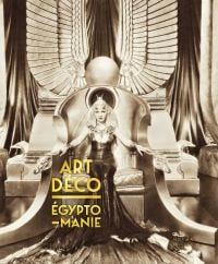 Claudette Colbert as Cleopatra, on cover of 'Art Déco & Egyptomanie', by Editions Norma.