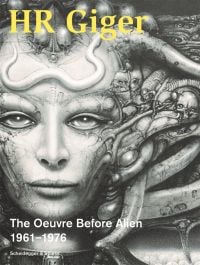 Book cover of HR Giger: The Oeuvre Before Alien 1961–1976, featuring a painting titled Li I, 1974. Published by Scheidegger & Spiess.