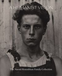 Portrait of Paul Strand, Young Boy, staring at camera, on cover of 'A Humanist Vision, The Naomi Rosenblum Family Collection', Published by Abbeville Press.