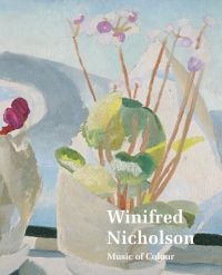 Painting by 'Cyclamen & Primula Square', on cover of 'Winifred Nicholson Music of Colour', by Kettle's Yard, University of Cambridge.