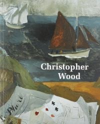 Painting 'Le Phare, 1930', sailing boat on sea, on cover of 'Christopher Wood', by Kettle's Yard, University of Cambridge.