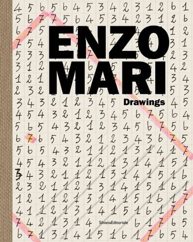 'ENZO MARI, in black font to top half of numbered grid page, by Silvana.