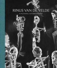 Book cover of A Fictional Autobiography, with white skeletal figures. Published by Hannibal Books.