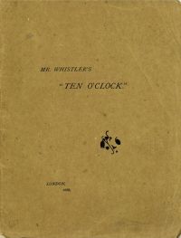 Mr. Whistler's Ten O'Clock