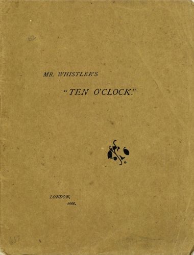 Mr. Whistler's Ten O'Clock