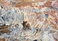 Book cover of Kingerlee At Eighty Five, with an abstract landscape painting by John Kingerlee in pale pastel colours. Published by Pallas Athene.