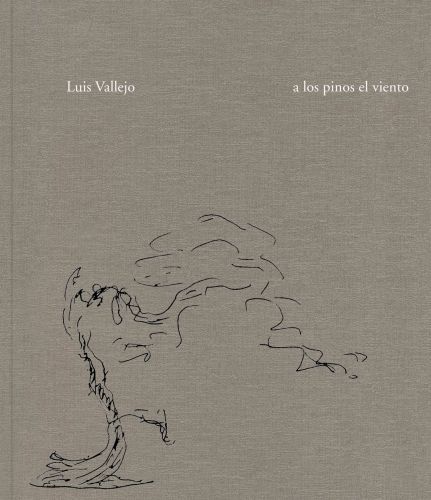 Sketch of bonsai tree on khaki linen cover of 'The Wind Among the Leaves', by Turner.