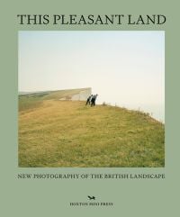 Book cover of Rosalind Jana's This Pleasant Land, a couple looking over the edge of a coastal cliff. Published by Hoxton Mini Press.