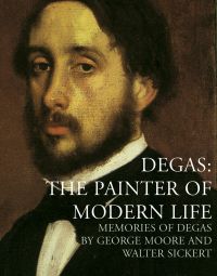 Oil painting, 'Self portrait', by Edgar Degas, on cover of 'Degas: The Painter of Modern Life', by Pallas Athene.