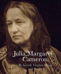 Book cover of Julia Margaret Cameron, with 19th century albumen silver print of the female photographer in Victorian dress. Published by Pallas Athene.