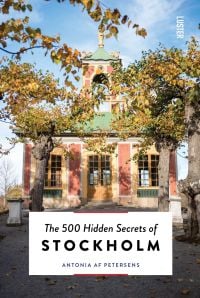 Haga Palace, with bell tower, on cover of travel guide 'The 500 Hidden Secrets of Stockholm', by Luster Publishing.