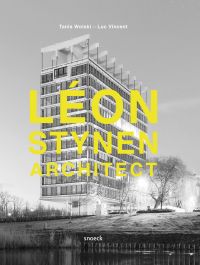 The BP Building, Antwerp, on cover of 'Léon Stynen Architect', by Exhibitions International.