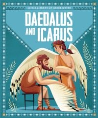 Book cover of Dedalus and Icarus, with two males with white wings. Published by White Star.