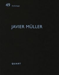 Black cover of architecture monograph 'Javier Müller', by Quart Publishers.