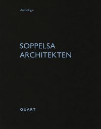 Black cover of 'soppelsa Architekten', by Quart Publishers.