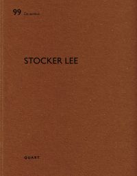 Brown cover of architect monograph on 'Stocker Lee', by Quart Publishers.