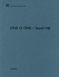 Blue cover of architect monograph on 'One O One – Seoul', by Quart Publishers.