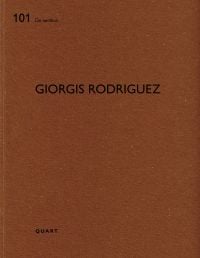 Brown cover of architecture monograph 'Giorgis Rodriguez', by Quart Publishers.