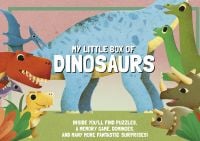 Dinosaurs: Triceratops, Diplodocus, on activity box, 'My Little Box of Dinosaurs', by White Star.