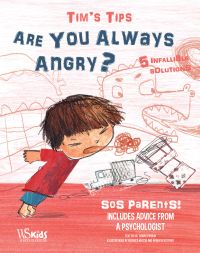 Young child in red t-shirt shouting in anger, on cover of 'Are You Always Angry?, SOS Parents', by White Star.