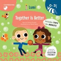 Two children playing with orange basketball, on cover of 'Together Is Better: Co-operating', by White Star.