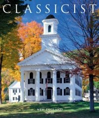 Book cover of Classicist No. 20, with a old white church building. Published by Inst Classical Arch, Class America.