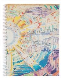 Book cover of No One Has Seen What You See, with a colourful sunset drawing. Published by MUNCH.