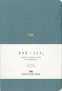 Cloth cover of A Notebook for Bad Ideas - Blue Ruled. Published by Hoxton Mini Press.