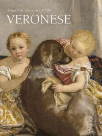 Book cover of Veronese, with a painting of two children with a brown dog in-between them. Published by Silvana.