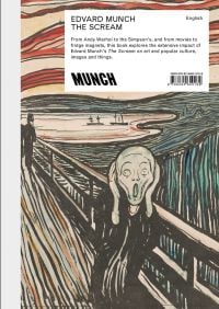 Book cover of Edvard Munch: The Scream, featuring a print of a figure with mouth wide open. Published by MUNCH.