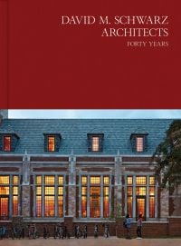 Book cover of David M. Schwarz Architects, with the building of the E. Bronson Ingram College. Published by Images Publishing.