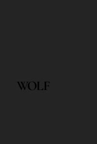 Black book cover of WOLF. Published by Hannibal Books.