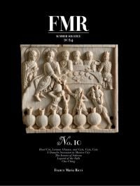 Book cover of FMR No. 10: Summer Solstice 2024, with an intricate wall carving. Published by Franco Maria Ricci editore.
