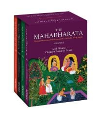 Box set of four books, featuring a brightly-colored painting. Published by Niyogi Books.