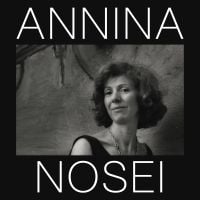 Book cover of Annina Nosei, featuring the gallerist smiling at the camera. Published by ORO Editions.