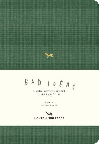 A Notebook for Bad Ideas (Medium / Green / Lined)