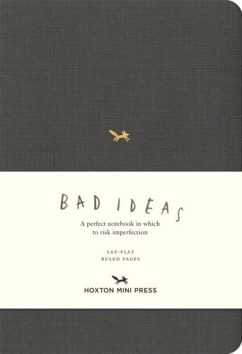 A Notebook for Bad Ideas (Medium / Dark Grey / Lined)
