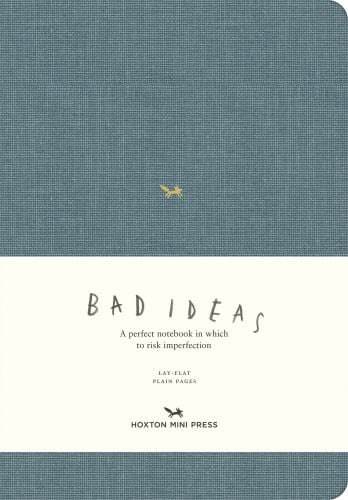 A Notebook for Bad Ideas (Large / Blue / Unlined)