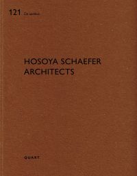 Book cover of Hosoya Schaefer: De aedibus. Published by Quart Publishers.