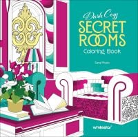 Dark Cozy Secret Rooms. Coloring Book