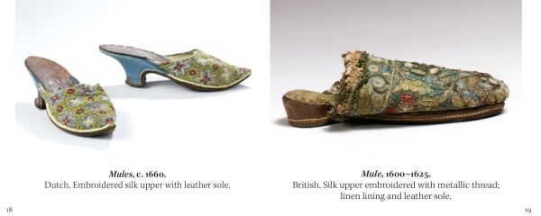 Book cover of Shoes: Tiny Folio, with a red stiletto heeled shoe with pink lining and a clear jewel encrusted brooch on the toe area. Published by Abbeville Press.