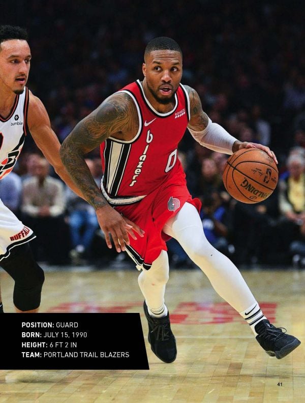 Book cover of Stars of the NBA, featuring basketball players Luka Don?i?, Giannis Antetokounmpo, and LeBron James, in action on court. Published by Abbeville Press.