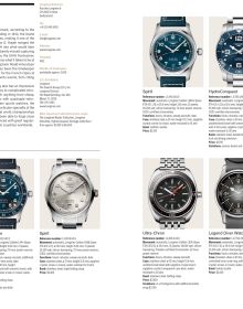 Book cover of Wristwatch Annual 2023, with a Ball Watch Company Engineer M Skindiver III Beyond Limited Edition, with domed sapphire bezel. Published by Abbeville Press.