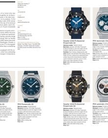 Book cover of Wristwatch Annual 2023, with a Ball Watch Company Engineer M Skindiver III Beyond Limited Edition, with domed sapphire bezel. Published by Abbeville Press.