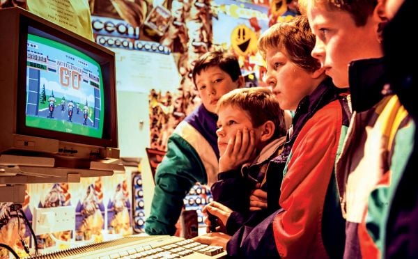 Book cover of Video Games: From Pong to the PS5, with an old Nintendo games console. Published by Abbeville Press.