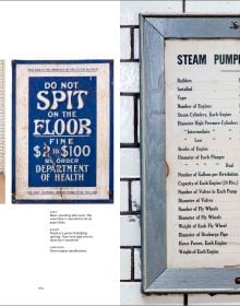 Book cover of Cathedrals of Industry: Exploring the Factories and Infrastructure That Made America, with an interior of grain elevator in Buffalo. Published by Abbeville Press.
