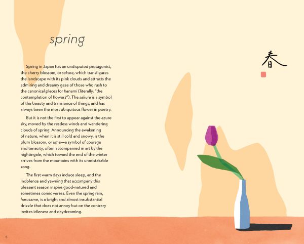 Book cover of Haiku: Japanese Poems for the Four Seasons; featuring a snow-covered mountain. Published by Abbeville Press.