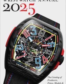 Book cover of Wristwatch Annual 2025: The Catalog of Producers, Prices, Models, and Specifications: featuring a silver Ball Watch. Published by Abbeville Press.