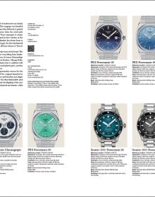 Book cover of Wristwatch Annual 2025: The Catalog of Producers, Prices, Models, and Specifications: featuring a silver Ball Watch. Published by Abbeville Press.