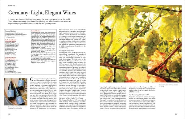 Book cover of Wine from Grape to Glass: The Wines of the World and how they are Made; featuring large bunches of black grapes. Published by Abbeville Press.